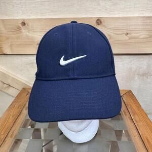 Nike Hat Cap Strap Back Blue Dri-FIT Legacy91 Performance Golf Mens Athletic
